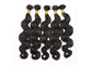 10A Ekstensi Rambut Manusia Alami, Ganda / Triple Weft Virgin Indian Remy Hair pemasok