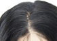Silk Base Top Baku Indian Remy Penuh Renda Wig, Rambut Manusia Penuh Renda Wig Untuk Wanita Kulit Hitam pemasok