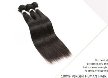 Cina 7A Kelas Hitam Remy 100 Rambut Manusia Menenun Sutra Bersih Lurus Menenun Sisir Dengan Mudah pemasok