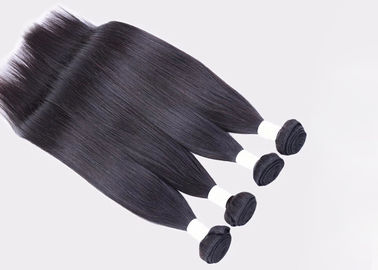 Cina Straight Malaysia Virgin Hair Weave Bundles 100% Kutikula Tidak Ada Kutu Atau Knot pemasok