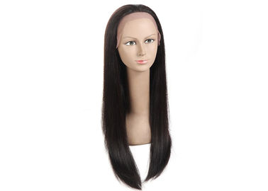 Cina Silky Straight Human Hair Full Lace Wig Natural Luster Sehat Dari Gadis Muda pemasok