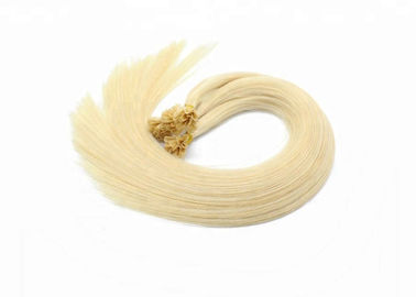 Cina U Tip Remy Pra Bonded Hair Extensions 12 - 30 Inch Clean Setiap Warna Bisa Dicelup pemasok