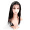 Natural Black Remy Long Lace Wig Depan Rambut Manusia 100% Diproses Perasaan Baik pemasok