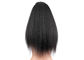 Ketat Tebal Vigin Remy Human Lace Wig Depan 18 &amp;quot;Keriting Lurus Sisir dengan Mudah pemasok