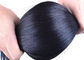 Glossy Straight Brazilian Hair Weave Good Feeling Tanpa Proses Kimia pemasok